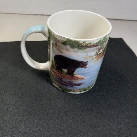 Adirondack Bear Chick a DeeCabin Mug Countrycore Cottagecore Grandmacore Kitsch - Picture 5 of 7
